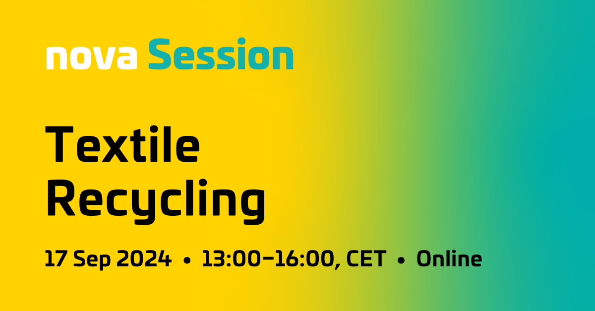 Banner - nova Session: Textile Recycling